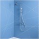 Sapho Kimura virštinkinė dušo sistema su termostatiniu vonios maišytuvu, chromas