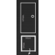 Lux-Aqua EBF1-80 dušo durys į nišą 800*1900 mm