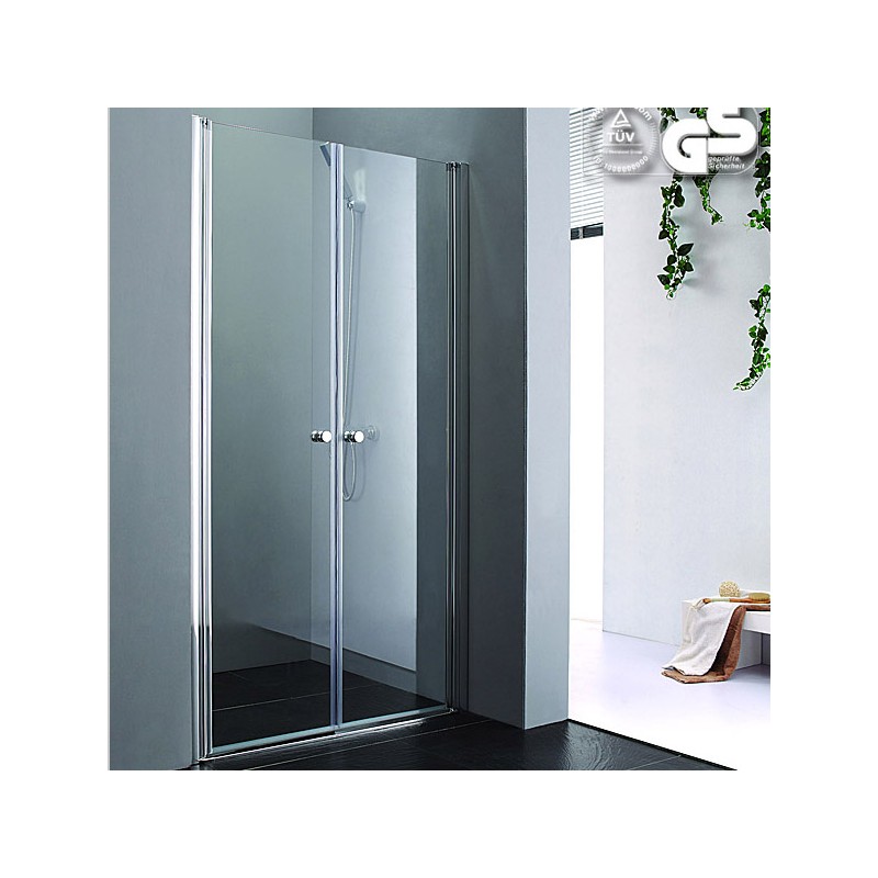 Lux-Aqua PP2D-80 varstomos dušo durys į nišą 80 cm