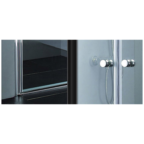 Lux-Aqua PP2D-90 varstomos dušo durys į nišą 90 cm