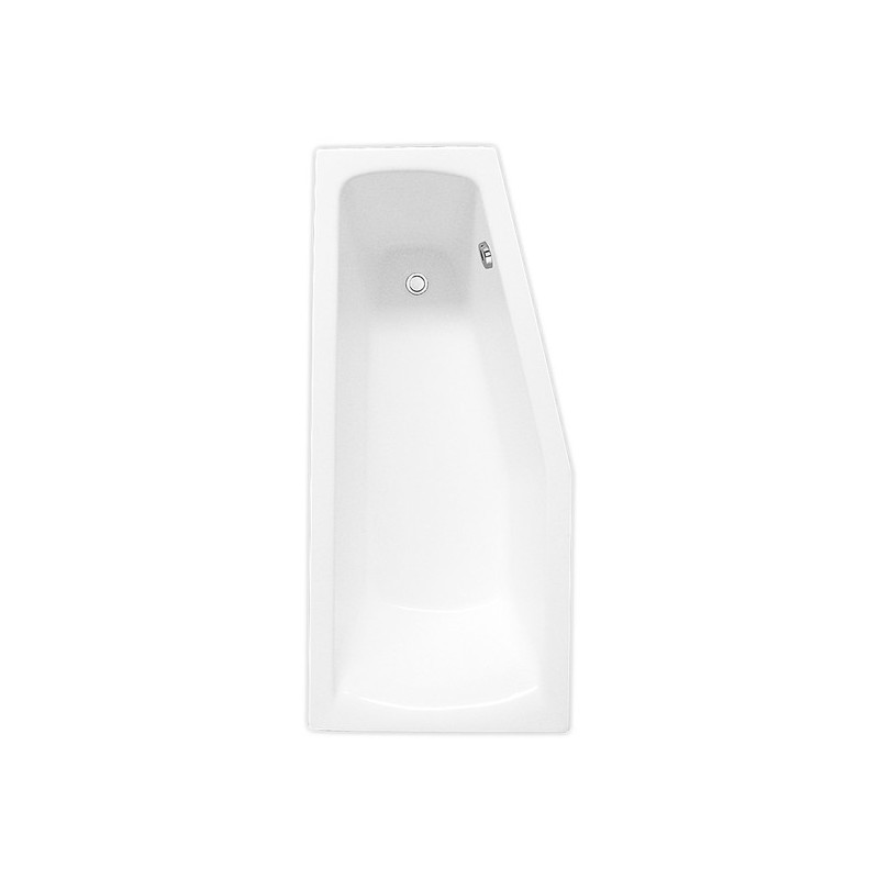Roth MINI asimetrinė akrilinė vonia 160x70 cm