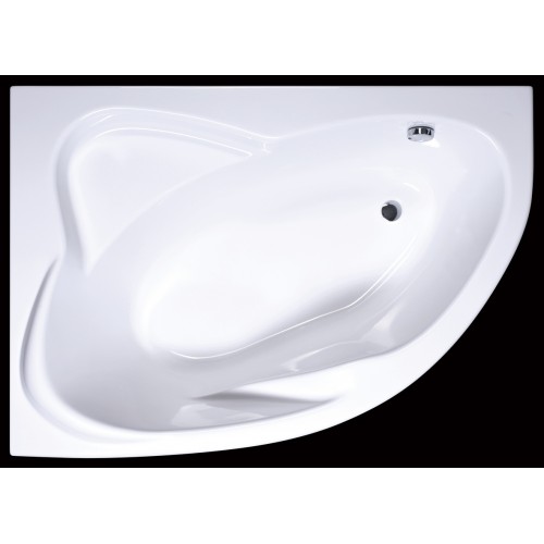 Vispool Lago akmens masės vonia 153x106 cm su priekine apdaila