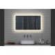Vonios kambario veidrodis Lux-Aqua LAM15712, su LED apšvietimu, 1200*700 mm