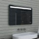 Vonios kambario veidrodis Lux-Aqua MLF100X65, su LED apšvietimu, 1000*650 mm