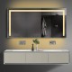 Vonios kambario veidrodis Lux-Aqua TSL140-70, su LED apšvietimu, 1400*700 mm
