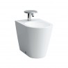 Kartell by Laufen pastatoma bidė, blizgi balta