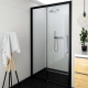 Roth ECD2L / ECD2P slankiojančios dušo durys montavimui į nišą