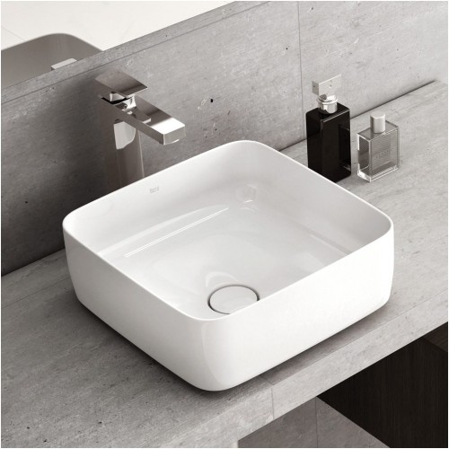 Roca Inspira Square FINECERAMIC® praustuvas dubuo 37x37 cm