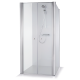 Brasta Glass kvadratinė dušo kabina Erika 100x100 cm, stiklo spalva pasirinktinai