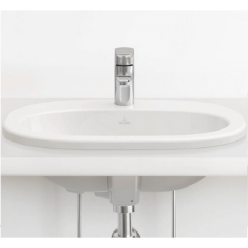 Villeroy&Boch O.Novo įleidžiamas praustuvas 56x41 cm, baltas blizgus, 41615601