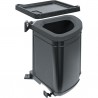 Franke šiukšliadėžė 40 cm pločio spintelei SORTER PIVOT 27L
