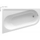 Asimetrinė akrilinė vonia Ravak Chrome 170x105 cm