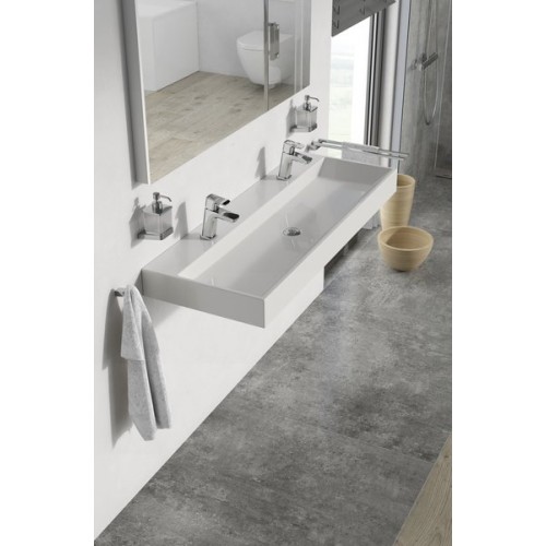 Ravak Natural Duo praustuvas 120x45 cm, baltas blizgus