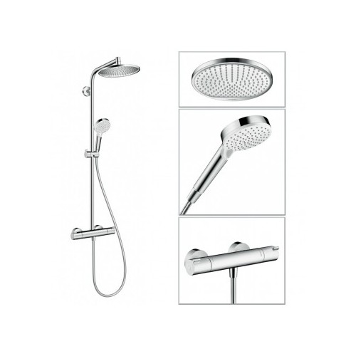 Hansgrohe Crometta S Showerpipe 240 termostatinė dušo sistema, 27267000