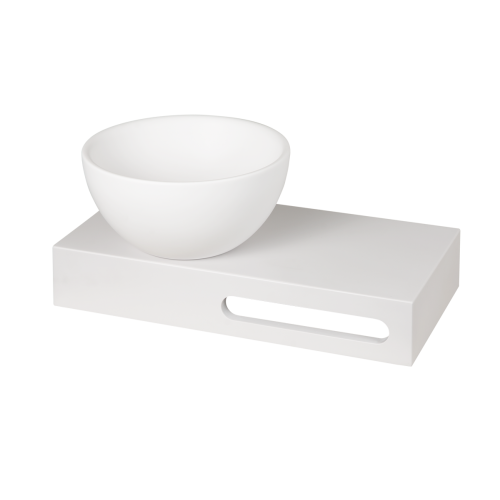 PAA DO Silkstone praustuvas- dubuo D-22cm su lentynėle po praustuvu