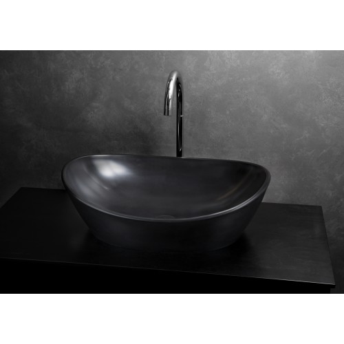PAA Amore Graphite praustuvas statomas ant stalviršio 60x37cm
