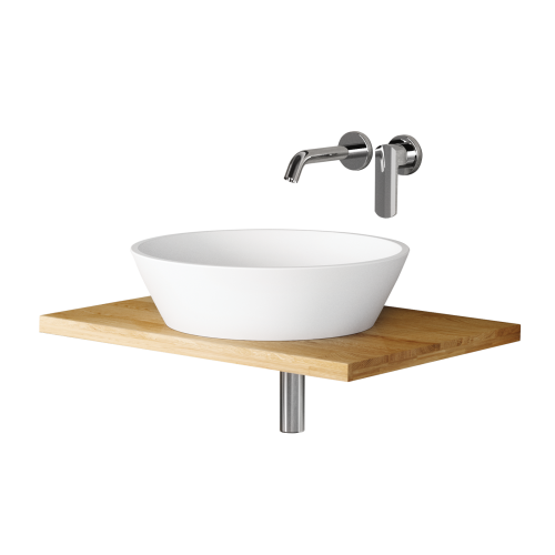 PAA Deco Silkstone praustuvas statomas ant stalviršio 45x45 cm