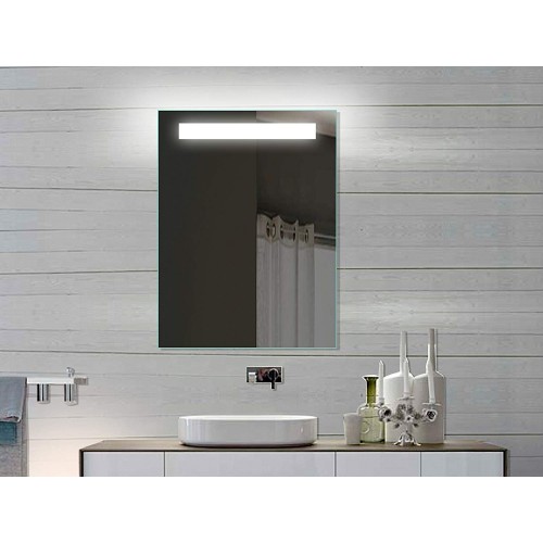Vonios kambario veidrodis Lux-Aqua SPE6080H, su LED apšvietimu, 60*80 cm