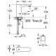 Grohe Eurosmart Cosmopolitan E sensorinis maišytuvas praustuvui, 36327002