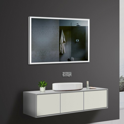 Vonios kambario veidrodis Lux-Aqua XBY80X60, su LED apšvietimu, 80*60 cm