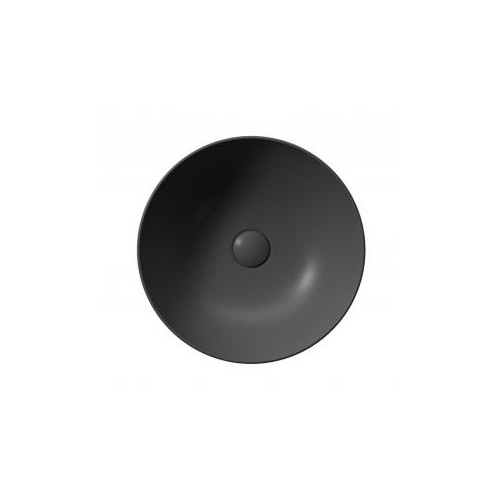 GSI Pura praustuvas dubuo Ø 42 cm, juodas matinis