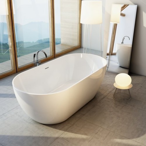 Ravak Freedom O laisvai statoma vonia 169x80 cm, blizgi balta, XC00100020