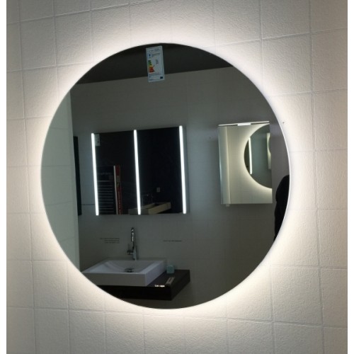 Apvalus veidrodis Lux-Aqua MLE60 su LED apšvietimu 60x60 cm