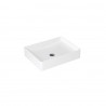 Britton Shoreditch Quad praustuvas 50x38 cm, baltas blizgus