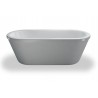 Britton Nouveau laisvai pastatoma akrilinė vonia 178x81 cm, blizgi balta