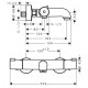 Hansgrohe Ecostat 1001 CL termostatinis maišytuvas voniai, 13201000