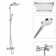 Hansgrohe Crometta E 240 1jet virštinkinė dušo sistema voniai, 27298000