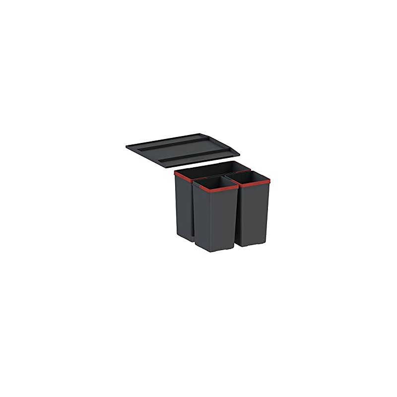 Franke šiukšlių rūšiavimo sistema 45 cm pločio spintelei  Easy Sort 45 (14,5L+2x7,5L)