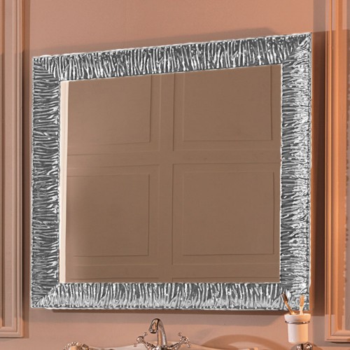 Kerasan Retro veidrodis su juodu blizgiu rėmu 100x100 cm 736401 (spalvų pasirinkimas)