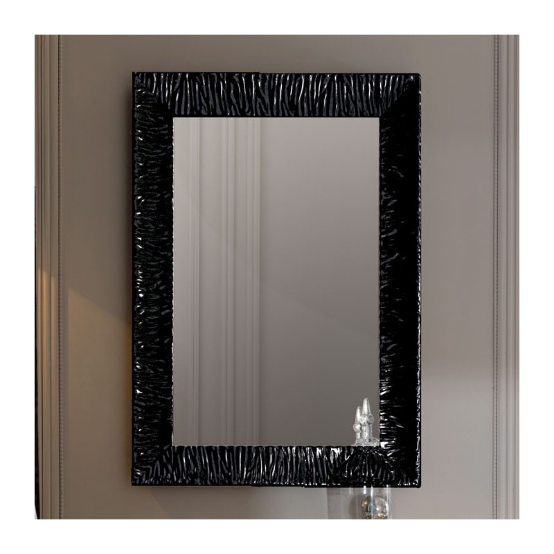 Kerasan Retro veidrodis su juodu blizgiu rėmu 70x100 cm 736501 (spalvų pasirinkimas)