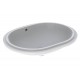 Geberit Variform praustuvas  montuojamas iš apačios 63x49 cm, baltas blizgus