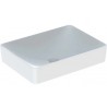 Geberit Variform pastatomas ant stalviršio stačiakampis praustuvas 55x40 cm, baltas blizgus