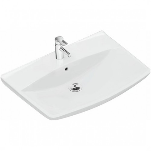 Geberit Inspira Art pakabinamas praustuvas 60x50 cm, baltas blizgus