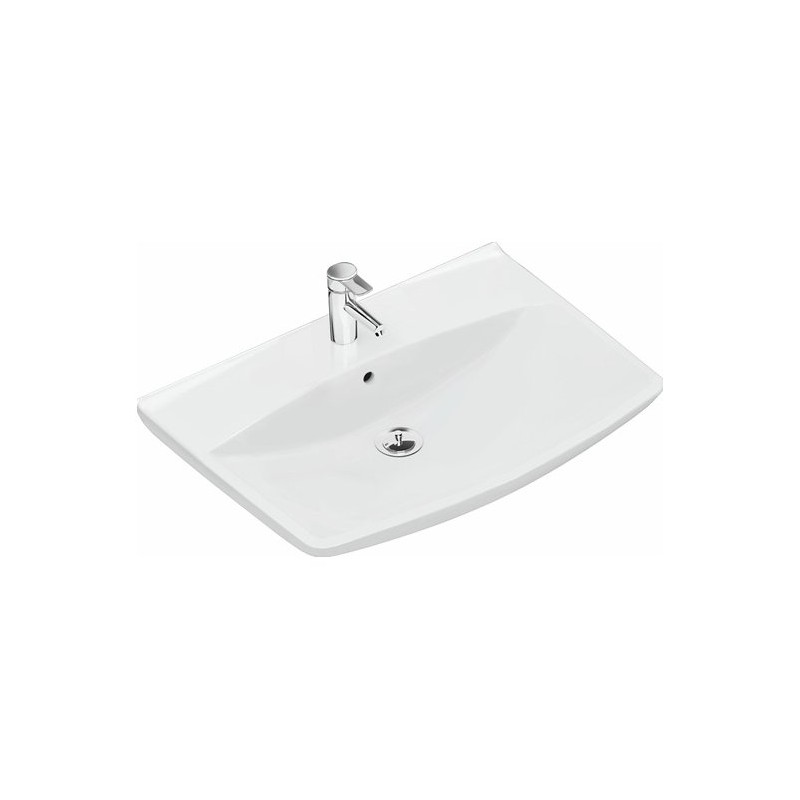 Geberit Inspira Art pakabinamas praustuvas 60x50 cm, baltas blizgus