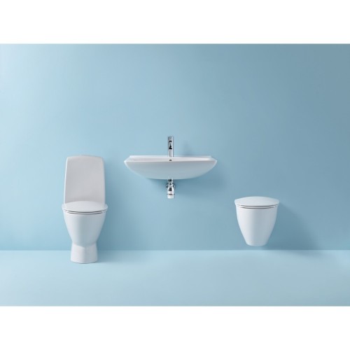 Geberit Inspira Art pakabinamas praustuvas 60x50 cm, baltas blizgus