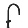 Hansgrohe Talis M54 virtuvinis maišytuvas plautuvei juodas matinis, 72804670