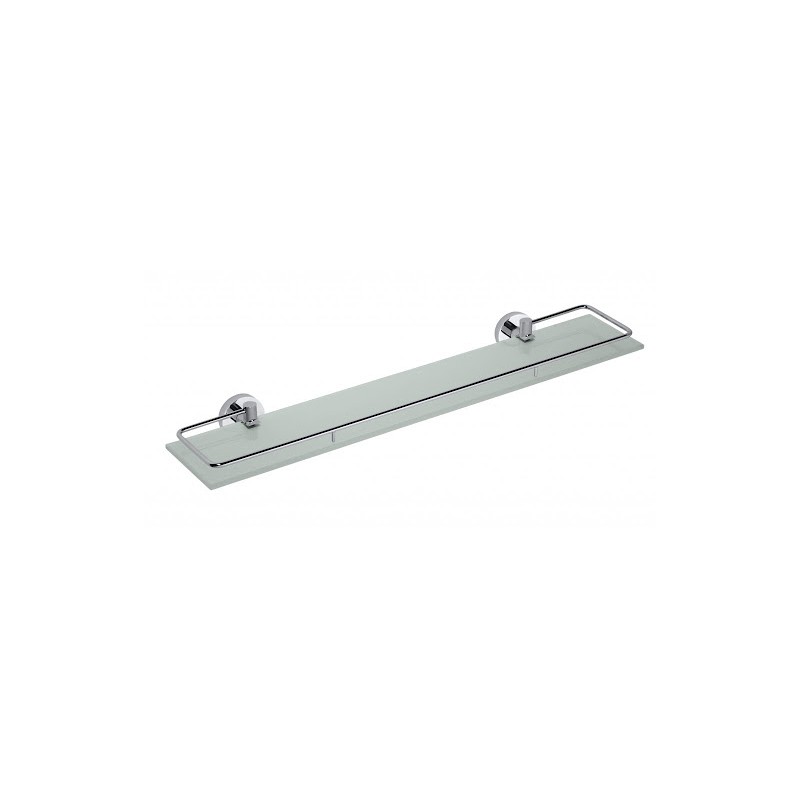 Bemeta Omega stiklinė lentynėlė 60 cm su borteliu