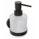 Bemeta Dark MINI pakabinamas stiklinis dozatorius skystam muilui 200 ml
