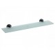 Bemeta Dark stiklinė lentynėlė 60 cm