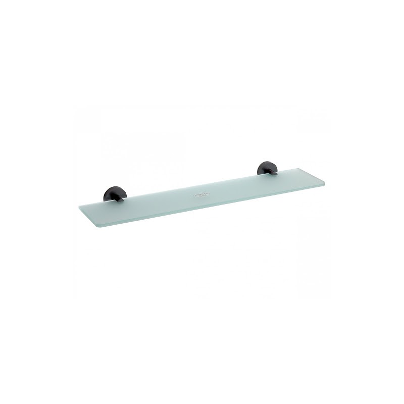 Bemeta Dark stiklinė lentynėlė 60 cm