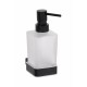 Bemeta Nero pakabinamas stiklinis dozatorius skystam muilui 250 ml