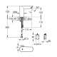 Grohe Bau Cosmopolitan E sensorinis maišytuvas praustuvui 6V, 36451000