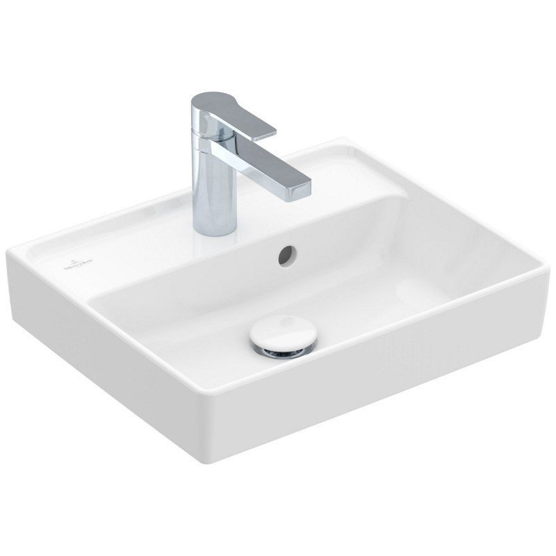 Villeroy&Boch Collaro pakabinamas praustuvas 45x37 cm, baltas blizgus
