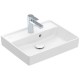 Villeroy&Boch Collaro pakabinamas praustuvas 50x40 cm, baltas blizgus