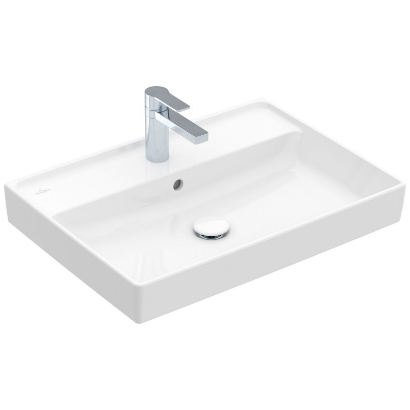 Villeroy&Boch Collaro pakabinamas praustuvas 65x47 cm, baltas blizgus