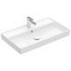 Villeroy&Boch Collaro pakabinamas praustuvas 80x47 cm, baltas blizgus